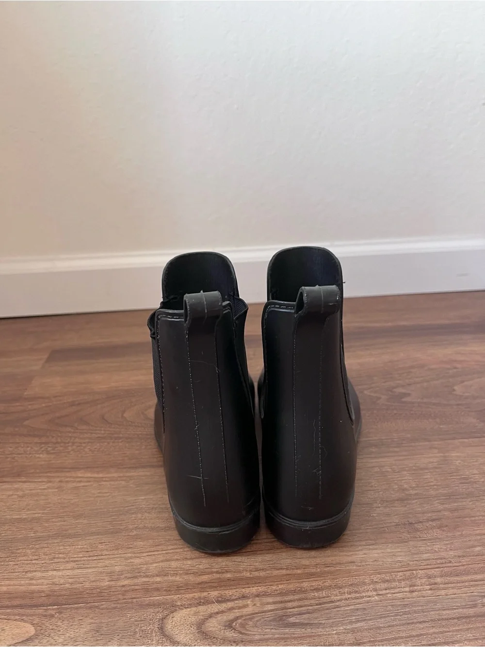 Target Black Chelsea-Style Ankle Rain Boots for Women